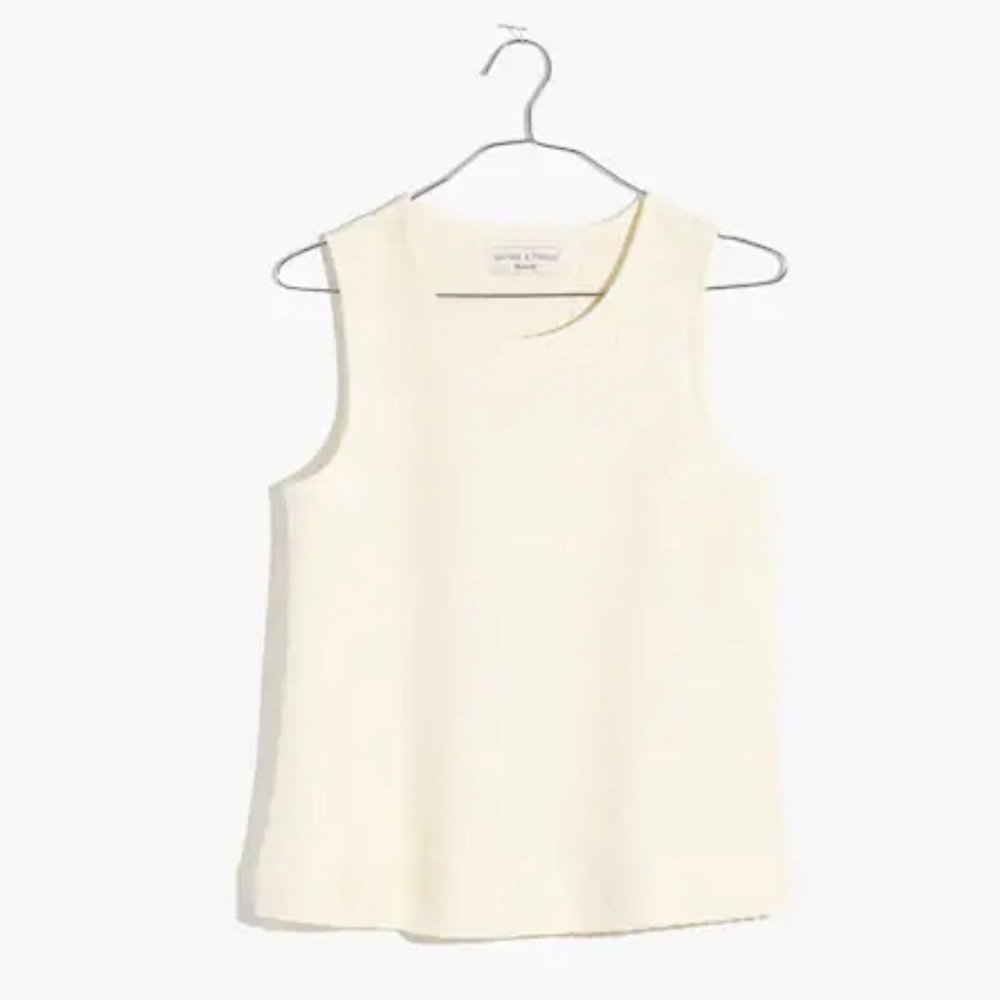 Madewell Texture & Thread Split-Back Shell Top . - Picture 9 of 9